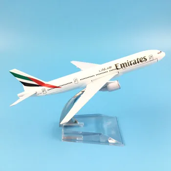 Modelo de avión Boeing 777 de emirates airline aeronaves 777 de Metal Sólido de simulación de aviones de modelo para los niños juguetes de regalo de Navidad