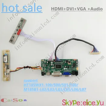 HDMI-DVI-VGA-AUDIO-de LCD principal controlador de la tarjeta de HT185WX1-100/500/501/100/M185B1-L02/L02/L03/L05/L06/L07