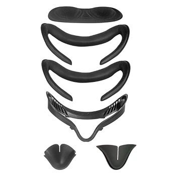 De Cuero suave Gafas de Máscara de la Cubierta a Prueba de Sudor Casco Eyefacemask Cubierta para oculus Quest 2 Faciales Interfaz de Soporte