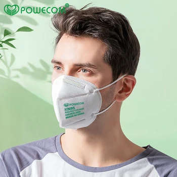 Respirador de Filtro Maske Máscaras Faciales de Protección FFP2 Máscara Transpirable KN95 5-Capa de Polvo Mascarillas 10/20/30/50PCS Mascarillas