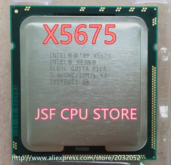 Lntel X5675 x5675 Procesador de la CPU de Seis núcleos/3.06 Ghz /L3=12M/95W Socket LGA 1366 Escritorio CPU (trabajo Libre de gastos de Envío)